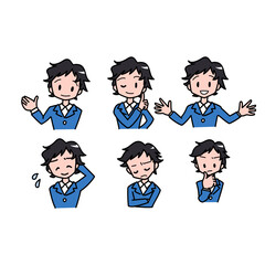 スーツを着た男性