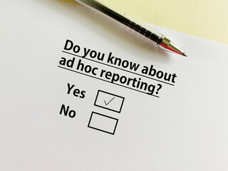 Questionnaire about logistics