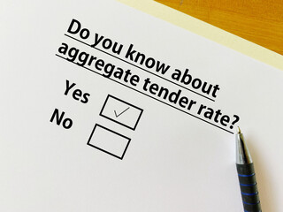 Questionnaire about logistics