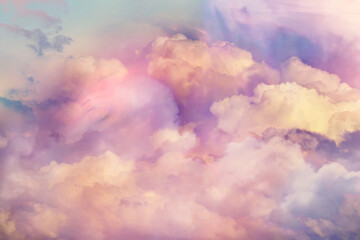 watercolor gradient pastel background clouds abstract, wallpaper heaven