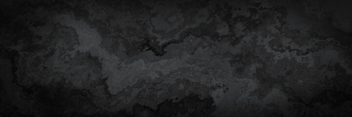 Abstract black concrete background. Dark cement wall.