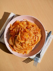 토마토 소스 파스타, 음식, 요리