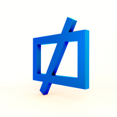 Obraz premium Battery Empty Right Side In White Background