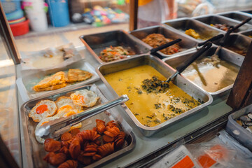 Curry rice at a street stall