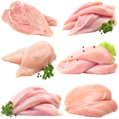 Meat chicken isolated 