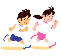 体育の授業でシャトルラン