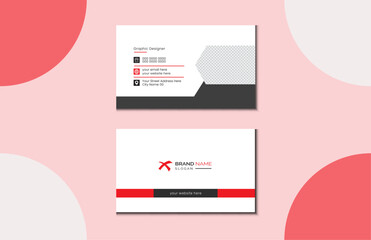 Visiting Card Vector Template. Modern Business card Design Template. 