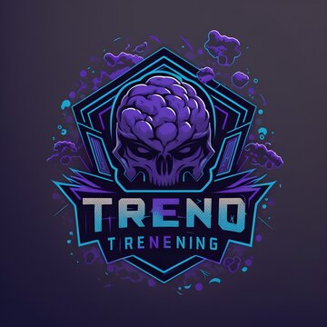 Simple Flat Design Logo For Trent Gaming Twitch Logo Purple And Blue High Quality 8k Gamer Logo Twitch Streamer Logo Vector Logo Png Aesthetics Deep Focus Super Adobe Detailed Texture Aesthetics 