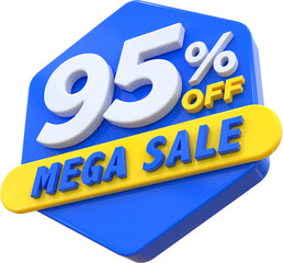 95 Percent Discount Mega Sale 
