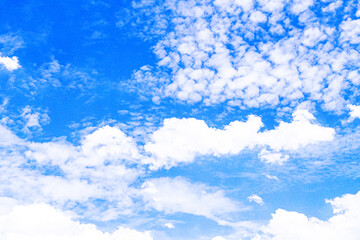 White and Blue Cloudy Sky
