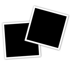 Set of Isolated Square Photo Frames