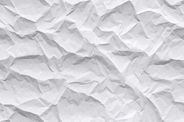 Obraz premium Abstract white creased paper tileable texture. 3d illustration for advertising flyer. Generative AI