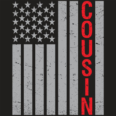 USA Flag Cousin