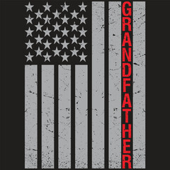USA Flag GrandFather