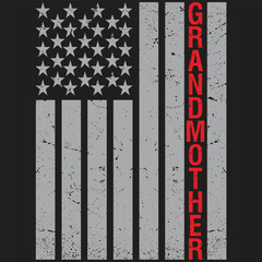 USA Flag GrandMother