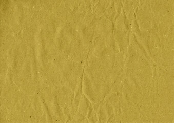 Papierhintergrund zerknittert Oliv gelb
