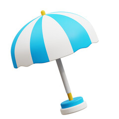 3D Beach Umbrella © Thomas