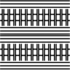 Monochrome pattern. Abstract texture for fabric print, card, table cloth, furniture, banner, cover, invitation, decoration, wrapping.seamless repeating pattern.Black and white color.