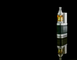 Advanced personal vaporizer or e-cigarette Vintage style, side by side style