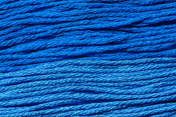 Jasno niebieska tapeta wzór struktura sznurków w zbliżeniu 