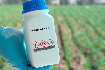 An insecticide used to control a variety of pests in crops such as cotton, soybeans, and...