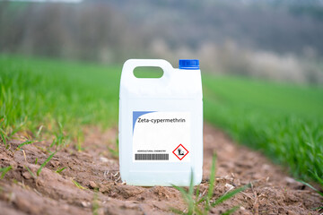 Zeta-cypermethrin  synthetic pyrethroid insecticide used on crops and livestock