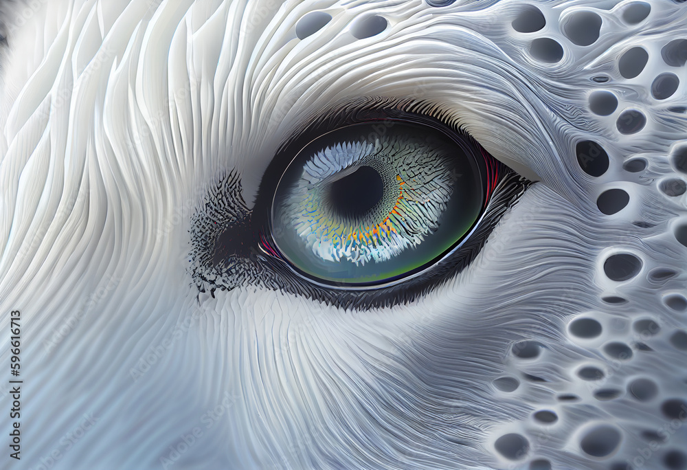 Aufkleber beautiful abstract illustration of an bear background. generative ai technology.