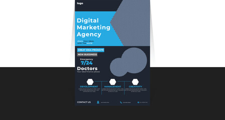 technology flyer template 