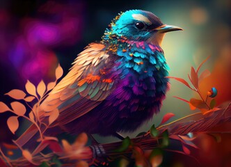 Fototapeta premium Beautiful Bird, perdect and wonderful