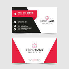 Creative modern name card and business card