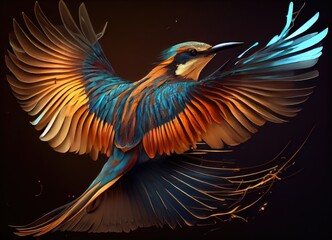 Fototapeta premium Beautiful Bird, perdect and wonderful