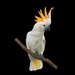 white and yellow macaw © Ahmat