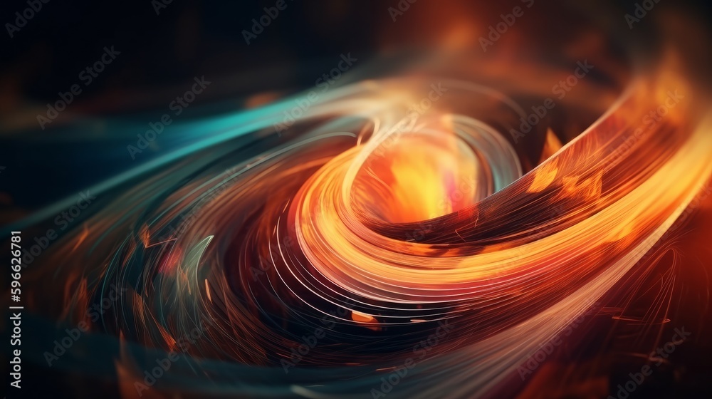Poster Modern Abstract Background with Ample Copy space. Generative ai