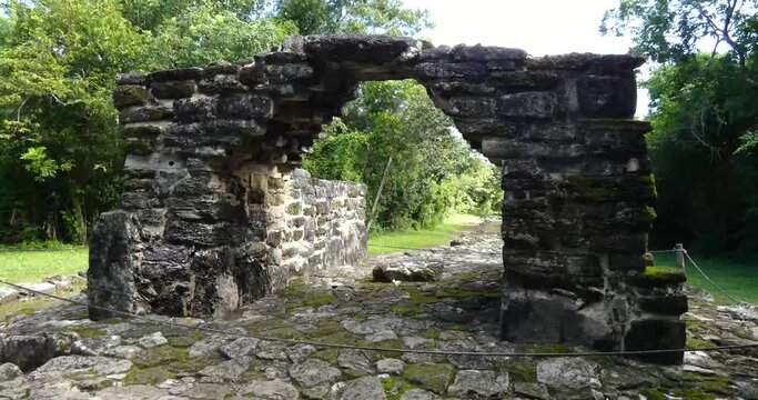 The Arch at San Gervasio, Mayan archeological site, Cozumel, Mexico.