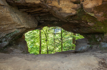 Fototapeta premium The Red River Gorge Geological Area in Kentucky