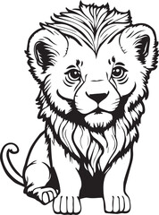Coloring page - Leone