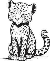 Coloring page - Leopardo