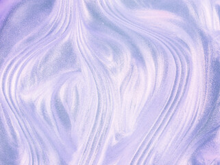 Obraz premium Glowing purple mermaid shimmering cosmetic miracle texture gel body spray