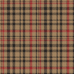 Seamless pattern of scottish tartan plaid. Repeatable background with check fabric texture. Vector backdrop striped textile print.