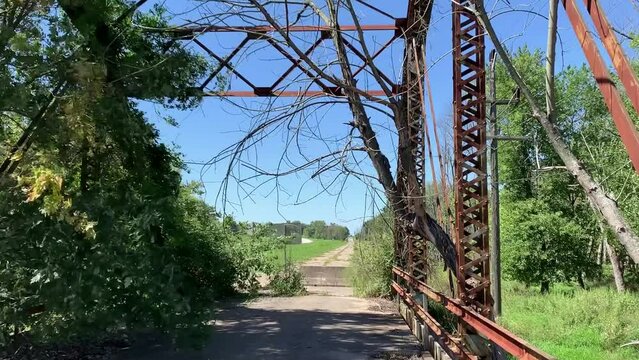 Abandoned Bridge along the Loneliest Road in America on US Highway 50 - Route 50 across America
