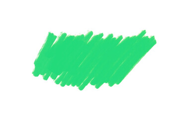 Unordentliches grünes Gekritzel gemalt mit einem Stift