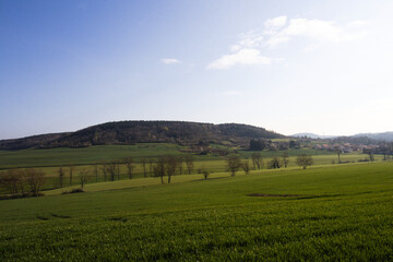 Fototapeta na wymiar French countryside landscape photo