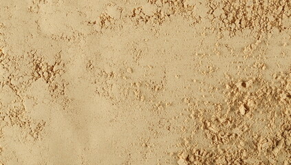  Ginger powder background and texture, top view
