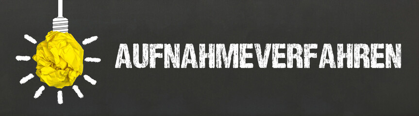Aufnahmeverfahren