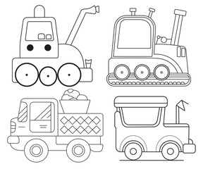 Transportation Coloring Pages for Kids