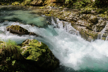 Vintgar Gorges near Bled in Slovenia