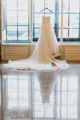 bride in white dress