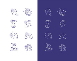 set of icons for web design.