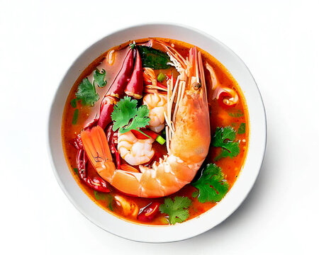 river prawn spicy soup