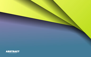 Abstract overlap layer papercut background vector